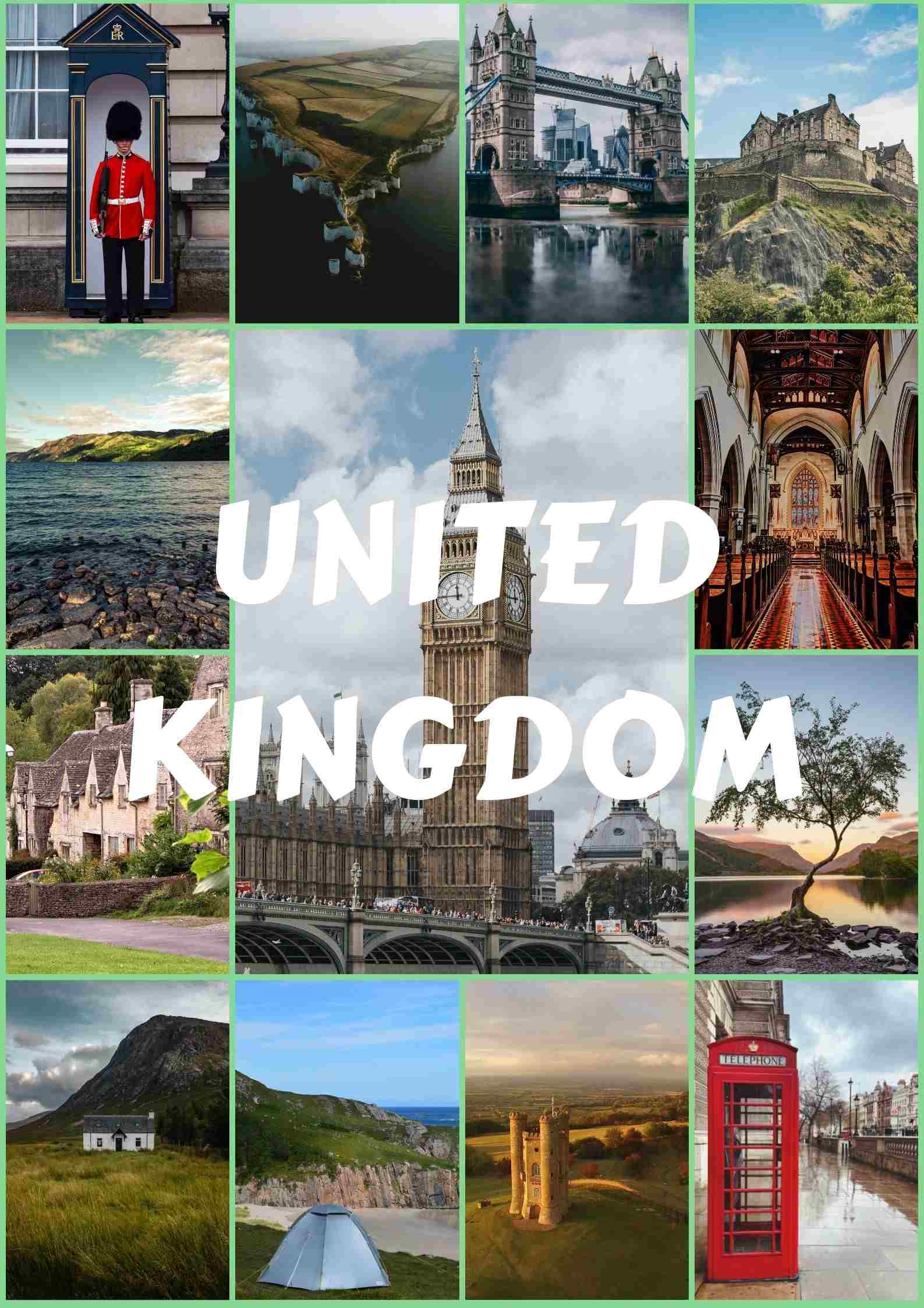 UK (United Kingdom) a country in Southwestern Europe. Here you can find information about the country, destinations in the country, and useful tips.